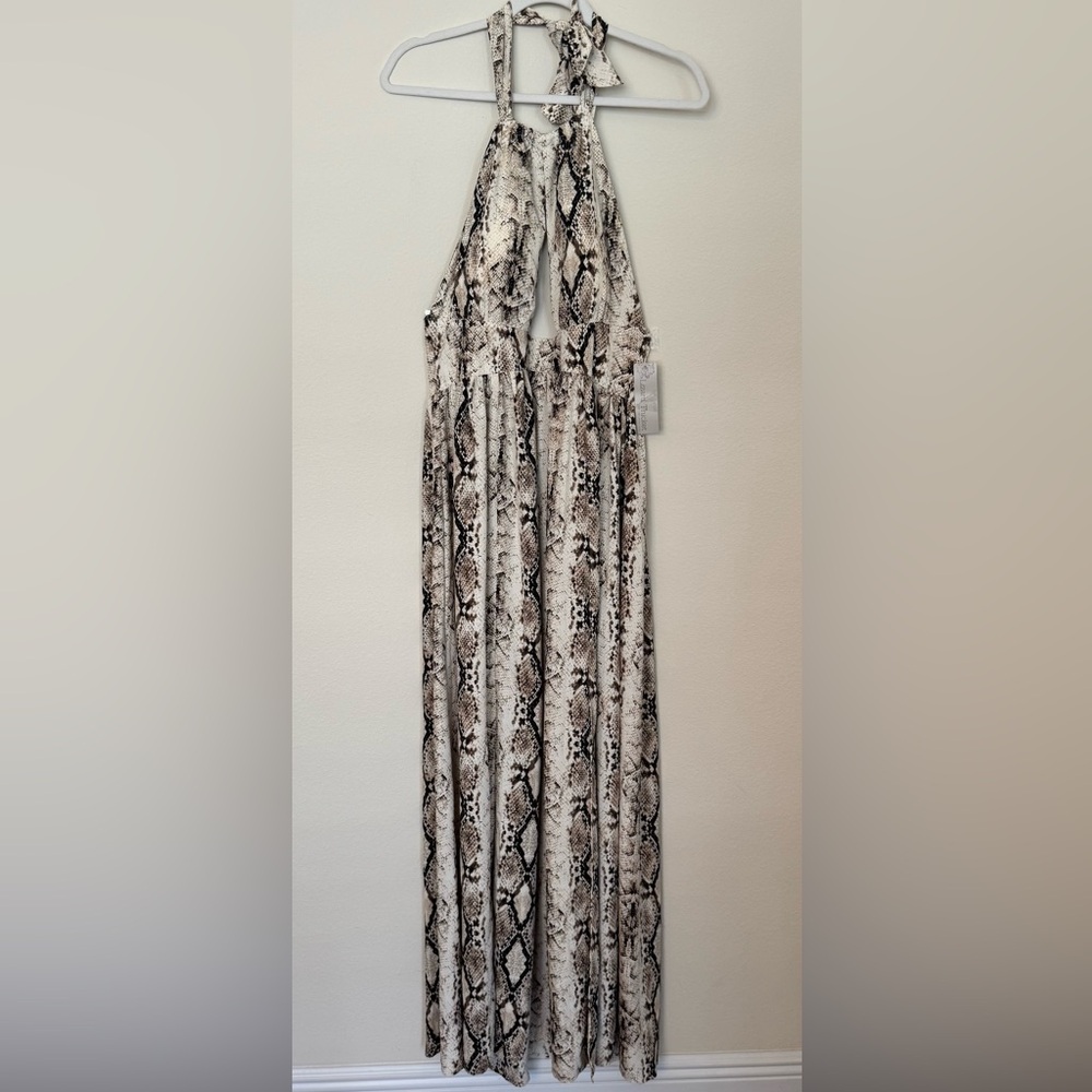 Lizard Thicket Snake Print Dress